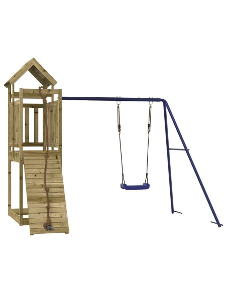 Set da Gioco da Esterno in Legno di Pino Impregnato