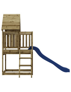 Set da Gioco da Esterno in Legno di Pino Impregnato