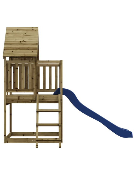 Set da Gioco da Esterno in Legno di Pino Impregnato