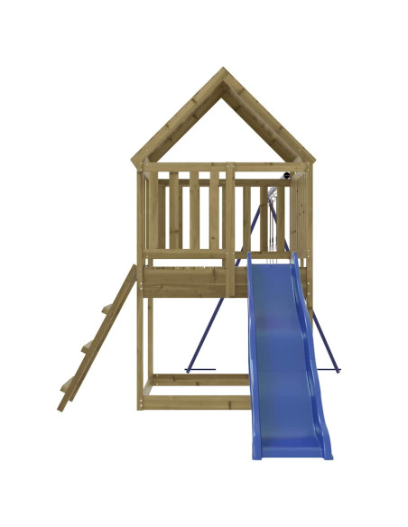 Set da Gioco da Esterno in Legno di Pino Impregnato