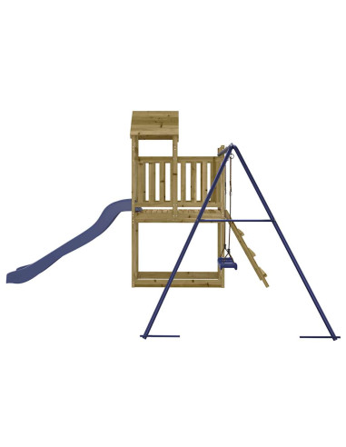 Set da Gioco da Esterno in Legno di Pino Impregnato