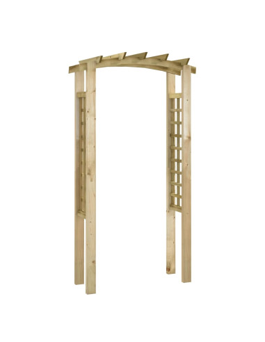 Arco a Traliccio 110x60x210 cm in Pino Massello Impregnato