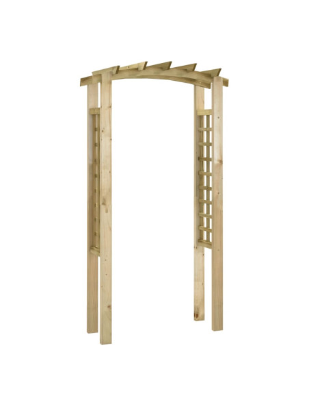 Arco a Traliccio 110x60x210 cm in Pino Massello Impregnato