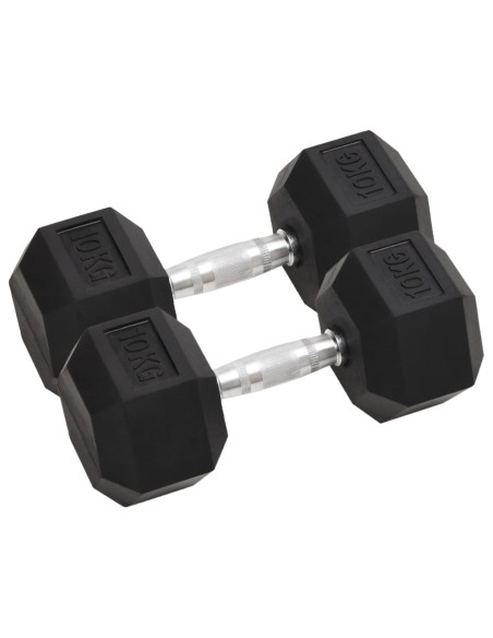 Manubri 2 pz 20 kg Totale in Ghisa