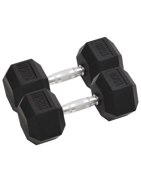 Manubri 2 pz 30 kg Totale in Ghisa