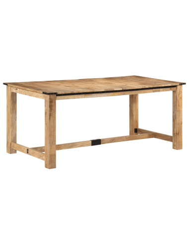 Tavolo da Pranzo 180x90x75 cm in Legno Massello di Mango