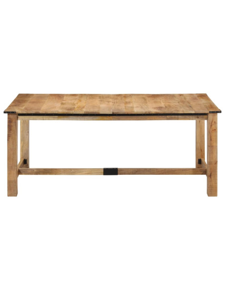 Tavolo da Pranzo 180x90x75 cm in Legno Massello di Mango