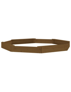 Sabbiera con Sedute Ambra Ottagonale in Legno Massello di Pino