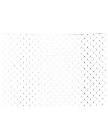 Luci di Natale Rete Bianco Freddo 3x2m 204 LED Interni Esterni