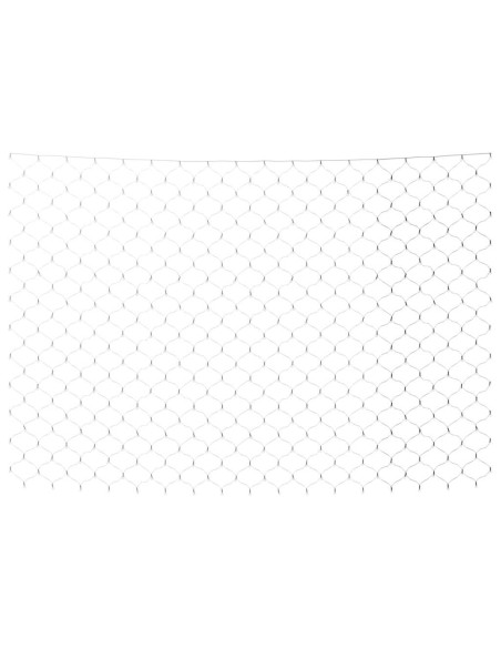 Luci di Natale Rete Bianco Freddo 4x4m 544 LED Interni Esterni