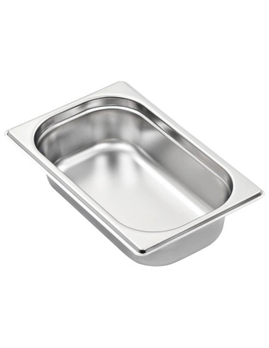 Contenitori Gastronorm 8 pz GN 1/4 65 mm in Acciaio Inox