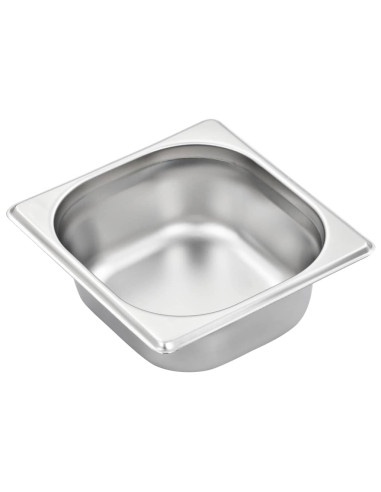 Contenitori Gastronorm 12 pz GN 1/6 65 mm in Acciaio Inox