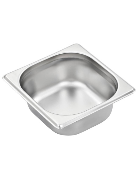 Contenitori Gastronorm 12 pz GN 1/6 65 mm in Acciaio Inox