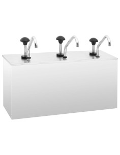 Distributore di Salsa in Acciaio Inossidabile 3 x 3,5 L 2