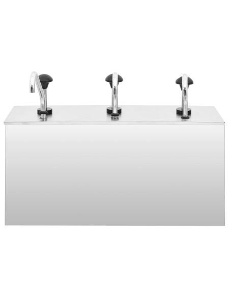 Distributore di Salsa in Acciaio Inossidabile 3 x 3,5 L