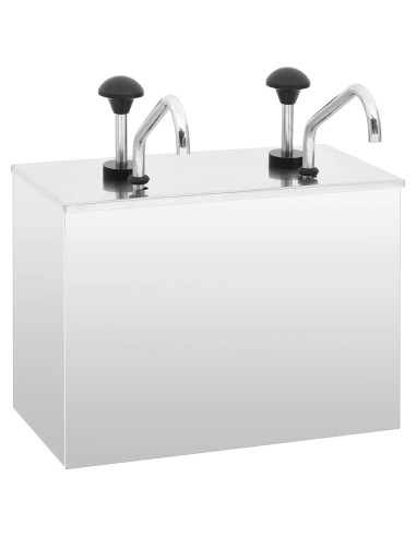 Distributore di Salsa in Acciaio Inossidabile 2 x 3,5 L