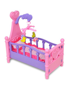Giochi Da Camera Per Bambini Culla Per Bambole Rosa + Viola 2