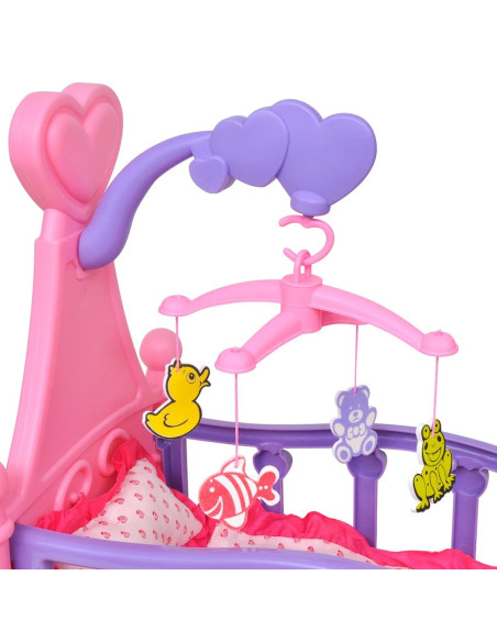 Giochi Da Camera Per Bambini Culla Per Bambole Rosa + Viola