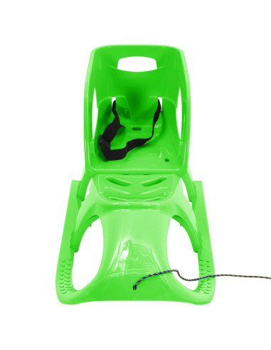 Slittino con Seduta Verde 102,5x40x23 cm in Polipropilene