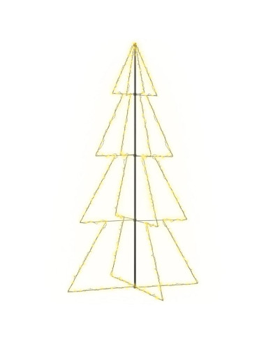 Albero di Natale a Cono 360 LED per Interni Esterni 143x250 cm