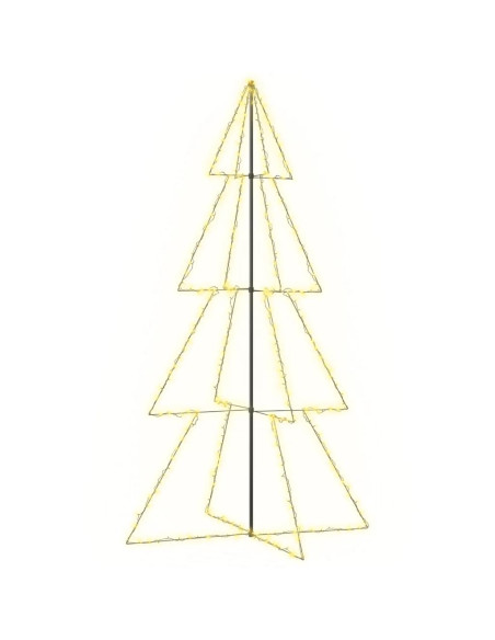 Albero di Natale a Cono 360 LED per Interni Esterni 143x250 cm