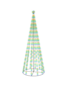 Albero di Natale a Cono Colorato 732 LED 160x500 cm