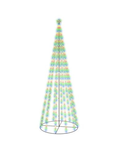 Albero di Natale a Cono Colorato 732 LED 160x500 cm