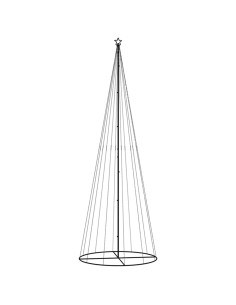 Albero di Natale a Cono Colorato 732 LED 160x500 cm 2