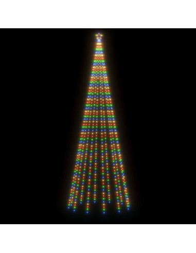 Albero di Natale a Cono Colorato 732 LED 160x500 cm