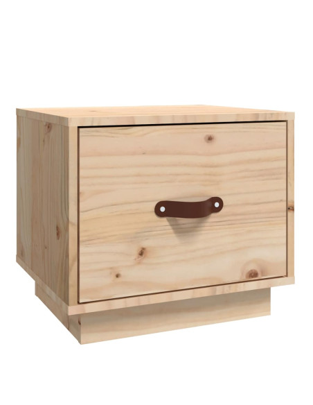 Comodino 40x34x35 cm in Legno Massello di Pino
