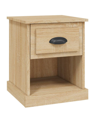 Comodino Rovere Sonoma 39x39x47,5 cm in Legno Multistrato