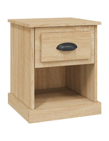 Comodino Rovere Sonoma 39x39x47,5 cm in Legno Multistrato
