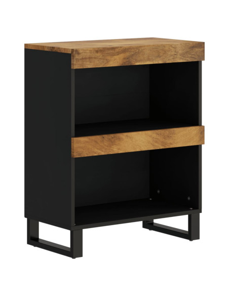 Credenza 60x33x75 cm in Legno Massello di Mango