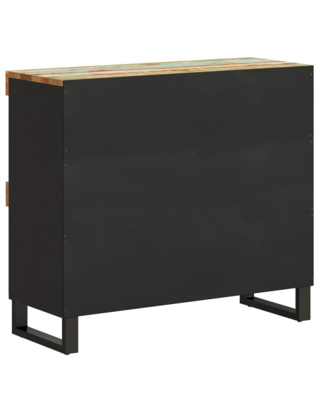 Credenza 85x33x75 cm in Legno Massello di Recupero