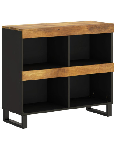 Credenza 85x33x75 cm in Legno Massello di Mango