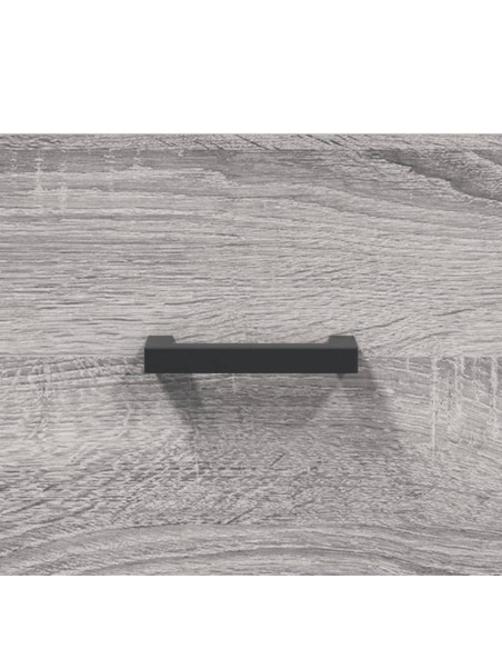 Comodini 2 pz Grigio Sonoma 40x35x47,5 cm in Legno Multistrato
