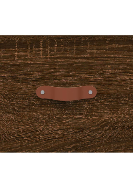 Comodini 2 pz Rovere Marrone 40x35x47,5 cm in Legno Multistrato