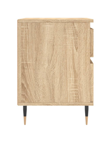 Comodino Rovere Sonoma 40x35x50 cm in Legno Multistrato