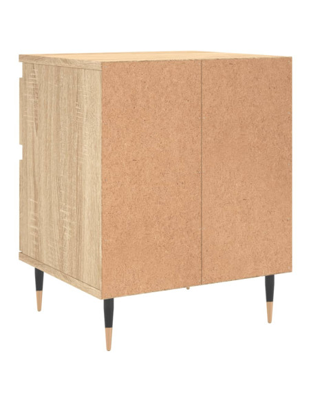 Comodino Rovere Sonoma 40x35x50 cm in Legno Multistrato
