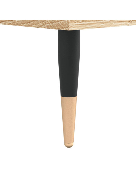 Comodino Rovere Sonoma 40x35x50 cm in Legno Multistrato