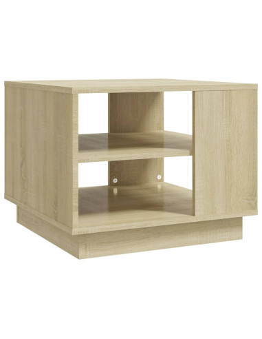 Tavolino da Salotto Rovere Sonoma 55x55x43 cm in Truciolato
