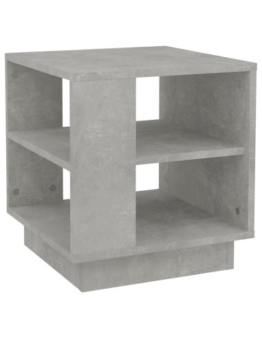 Tavolino Salotto Grigio Cemento 40x40x43 cm Legno Multistrato