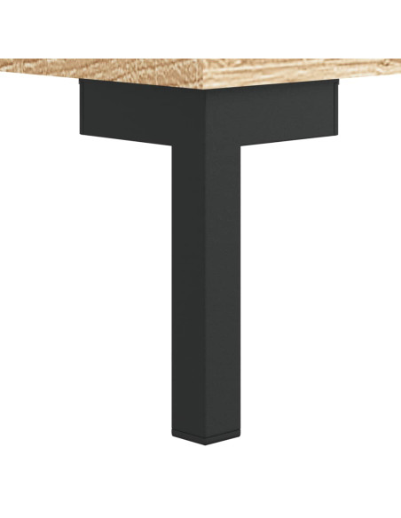 Tavolino da Salotto Rovere Sonoma 50x50x40 cm Legno Multistrato