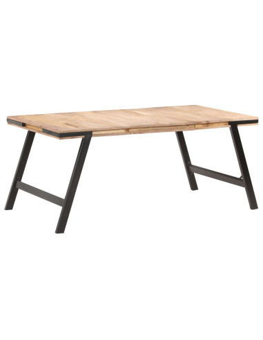 Tavolo da Pranzo 180x90x76 cm in Legno Massello di Mango