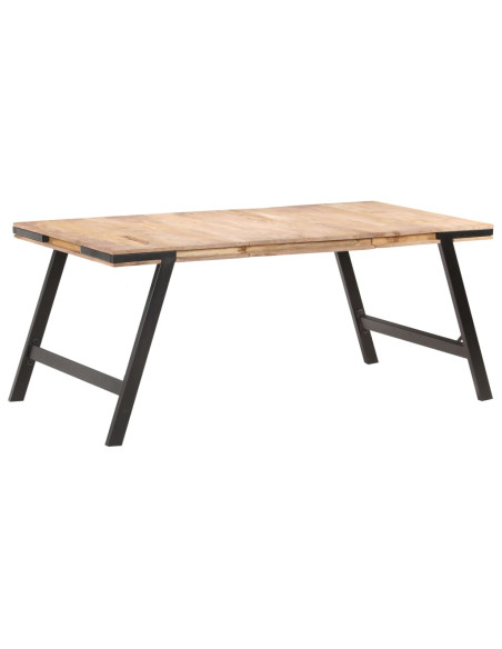 Tavolo da Pranzo 180x90x76 cm in Legno Massello di Mango