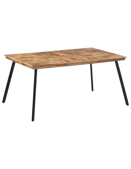 Tavolo da Pranzo 169x98,5x76 cm in Legno Massello di Teak