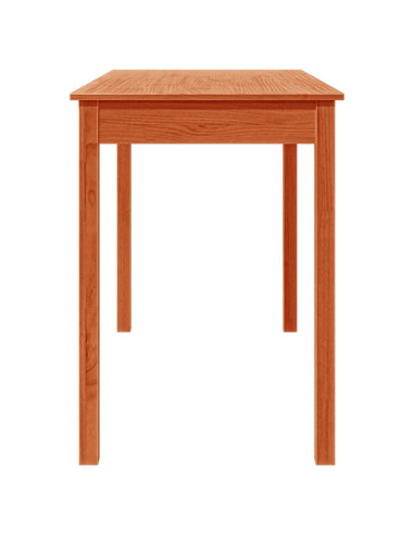 Tavolo da Pranzo Marrone Cera 110x55x75 cm Legno Massello Pino
