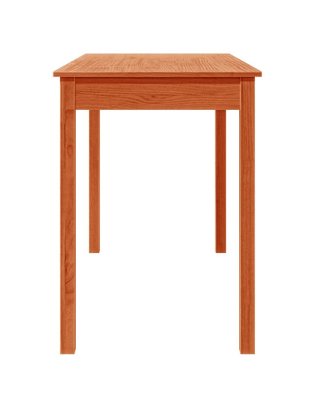 Tavolo da Pranzo Marrone Cera 110x55x75 cm Legno Massello Pino