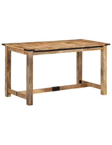 Tavolo da Pranzo 140x70x75 cm in Legno Massello di Mango