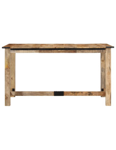 Tavolo da Pranzo 140x70x75 cm in Legno Massello di Mango 2
